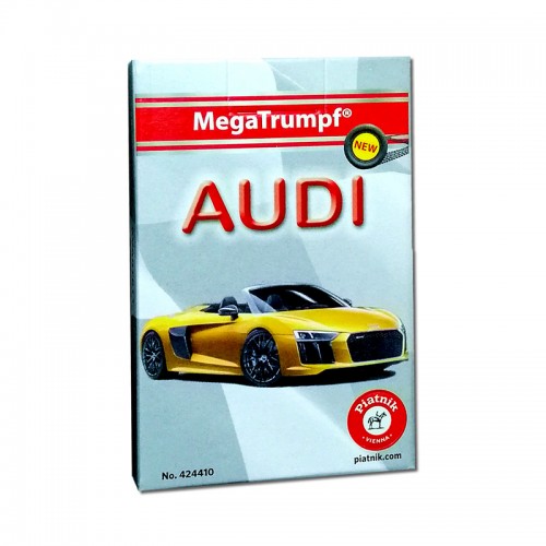 Joc de carti Piatnik, Megatrumpf - masini Audi, pentru 2-4 jucatori de peste 7 ani